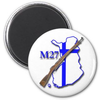 Finnish M27 Map Magnet