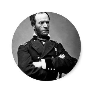 General William Tecumseh Sherman, 1865. Sticker
