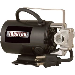 Ironton 115V Transfer Pump — 5/8in. Ports, 300 GPH, Model# NTPP360  Utility Pumps