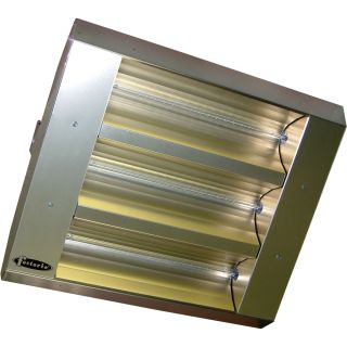 TPI Indoor/Outdoor Quartz Infrared Heater — 25,298 BTU, Stainless Steel, Model# 343-90-THSS-208V  Electric Garage   Industrial Heaters