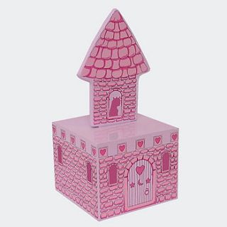 fairy castle money box by emma jefferson