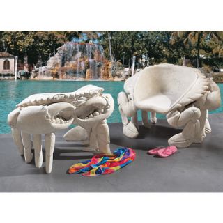 Design Toscano Spice Islands Sculptural King Crab Side Chair