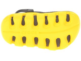 Crocs Kids Duet Sport Clog (Toddler/Little Kid) Graphite/Yellow