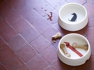 dachshund dog bowl by fenella smith