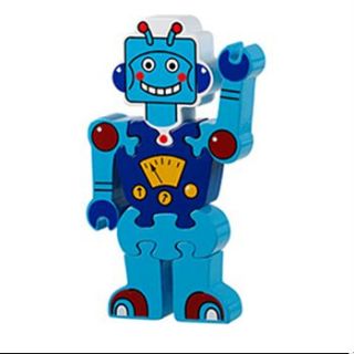 robot chunky jigsaw by little butterfly toys