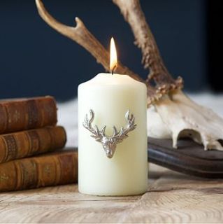 stag candle pins, set of three by belle & thistle