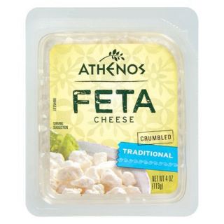 Athenos Crumbled Traditional Feta Cheese 4 oz