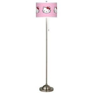 Hello Kitty Classic Brushed Nickel Floor Lamp    