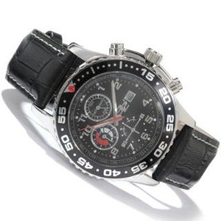32 Degrees Men's Action Multifunction Stainless Steel Leather Strap Watch at  Men's Watch store.