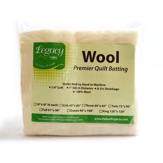 Legacy Crib size Super Washed Wool Batting Pellon Batting & Interfacing