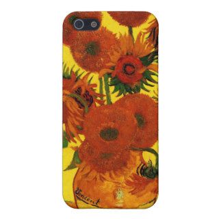 Van Gogh; Still Life Vase with 15 Sunflowers Case For iPhone 5