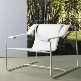 Luxo by Modloft Frederick Leather Lounge Chair