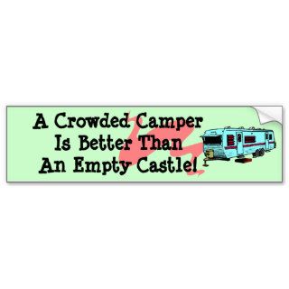Bumper Sticker Vintage Camper RV Travel Trailer
