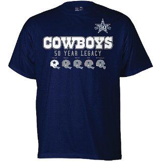 Dallas Cowboys 50th Anniversary Helmet History T shirt XX Large  Sports Fan T Shirts  Sports & Outdoors