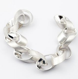 silver slice bracelet by engell