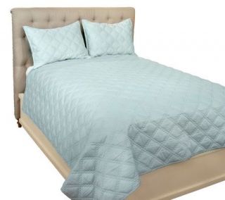 Phoebe Howard Home Queen 3 piece Quilted Coverlet Set —