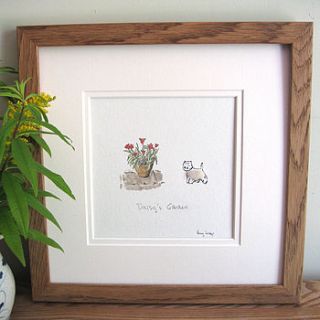 personalised picture with a westie dog by penny lindop designs