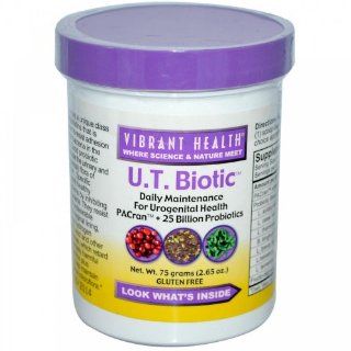 Vibrant Health U.T. Biotic, Powder, 75 Grams, 2.65 ozs Health & Personal Care