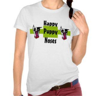 Happy Puppy Noses Tshirts