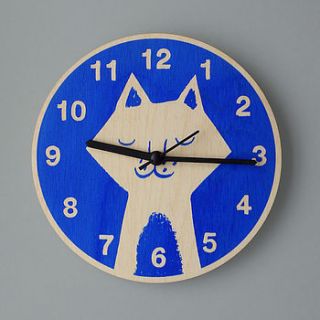 cat's whisker clock by lisa jones studio
