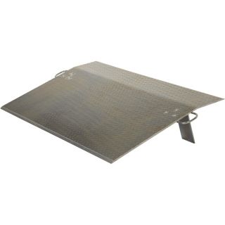 Vestil Economizer Dockplate — Aluminum, 10,000-lb. Capacity, 24in.L x 60in.W, Model# EH-6024  Dockboards   Dockplates