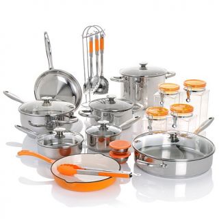 Wolfgang Puck Bistro Elite 27 piece Stainless Steel Cookware Set