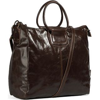 leather travel bag by ella georgia