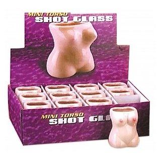 Holiday Gift Set Of Female Shot Glass (each) And a Tongue Dinger Vibrating Tongue Ring  Original Health & Personal Care