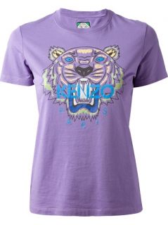 Kenzo Logo Tiger Print  T shirt