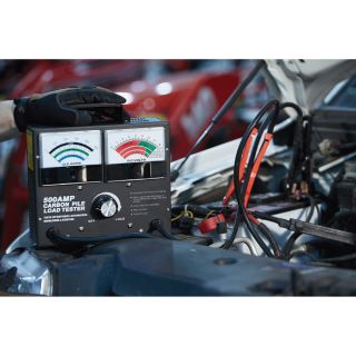 Ironton Battery/Carbon Pile Load Tester — 500 Amp  Automotive Diagnostics