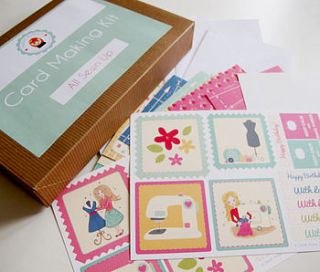 card making kit sewing themed by sarah hurley designs