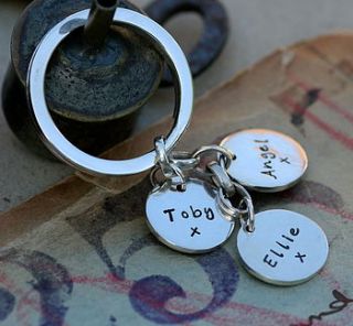 personalised charmed keyring by joulberry