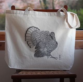 turkey canvas shopper by bird