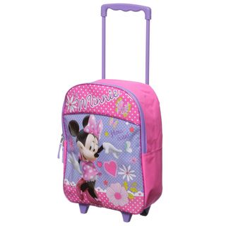 Disney   Mochila con ruedas para nios, diseo de Minnie Mouse, 16 Disney Kids Rolling Backpacks