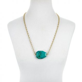 Studio Barse Gemstone Nugget Bronze "Stone Slabs" 30" Long Necklace
