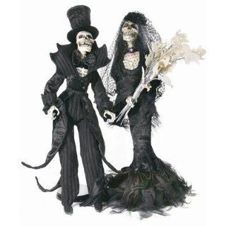 Shop Skeleton Bride and Groom Figurine Set at the  Home Dcor Store