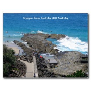 Postcard Snapper Rocks Australia QLD Australia Postcard