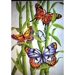 Dimensions Paintworks Paint By Number, Butterflies And Bamboo   Childrens Paint By Number Kits