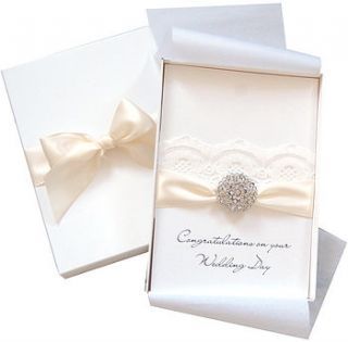 opulence large boxed wedding card by made with love designs ltd