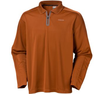 Columbia Omni Dry Yeti Ridge Polo Shirt   Long Sleeve   Mens
