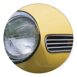 Classic German Sports Car Grill Photograph Stickers