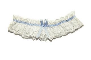 ariane vintage ivory lace wedding garter by lovebysusie