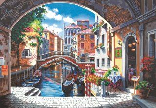 Dimensions Paint By Number Kit, Archway To Venice, 14 Inch by 20 Inch   Childrens Paint By Number Kits