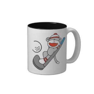 Sock Monkey  Golf Coffee Mug