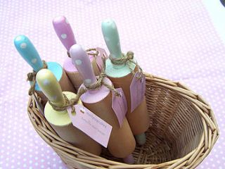 handpainted mini rolling pins by mollycupcakes