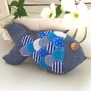 fabric fish by the apple cottage company