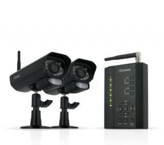 Digital Wireless 2 Camera DVR Security System with Receiver —