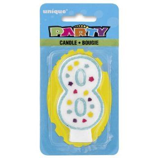 Number 8 Party Numeral Candle Toys & Games