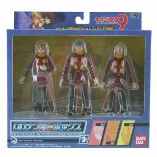The Cyborg Soldier 009 Zero Zero Number Box 3 003, 004 and 007 Action Figure Set Toys & Games