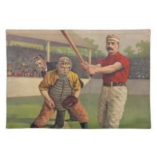 Vintage Baseball American MoJo Placemat